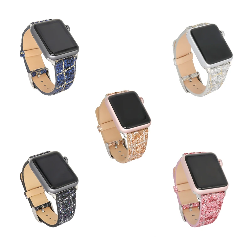 

Band For Apple Watch Series 38mm 42mm 5 color FLashlight Soft Charming Breathable Strap Loop Leisure Fashion for iwatch Series