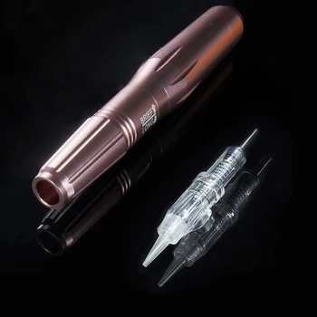 

1RL Permanent Makeup Machine Needles 600D-G Tattoo Cartridge Needles Agulhas Easy Click Disposable eyebrow lips Microneedleing