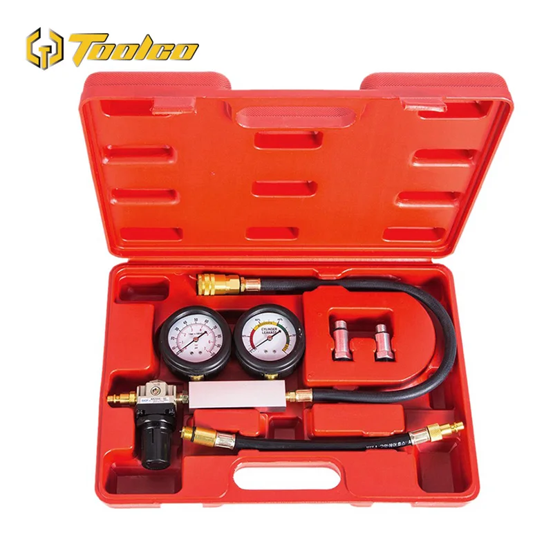 

0-100PSI Cylinder Leak Tester TU-21 Compression Leakage Tester Detector Kit Set Petrol Engine Gauge Tool Set Automobile Tools