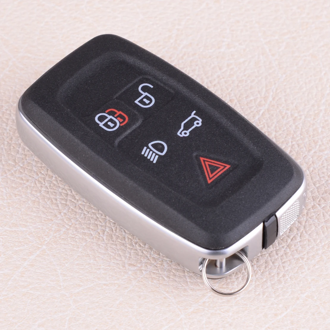 beler 5 Black Button Remote Key Shell Case Fob fit for Land Rover LR4