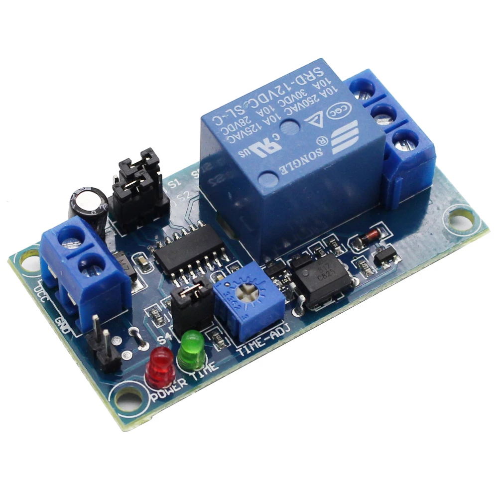 

High Quality Delay Relay Delay Turn On / Delay Turn Off Switch Module with Timer DC 12V