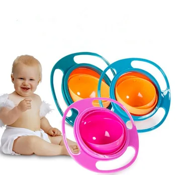 

2018 Universal 360 Rotate Spill-Proof Bowl Dishes Practical Design Children Kid Baby Toy