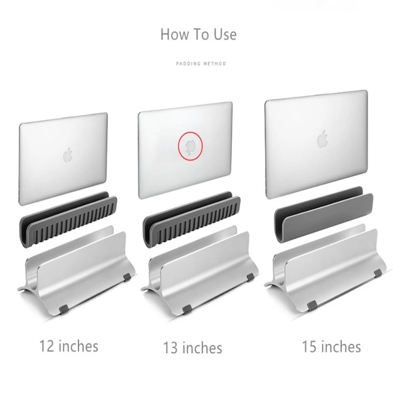 SeenDa Vertical Laptop Stand Aluminium for MacBook Pro Air 11-15\ SeenDa Vertical Laptop Stand Aluminium for MacBook Pro Air 11-15\