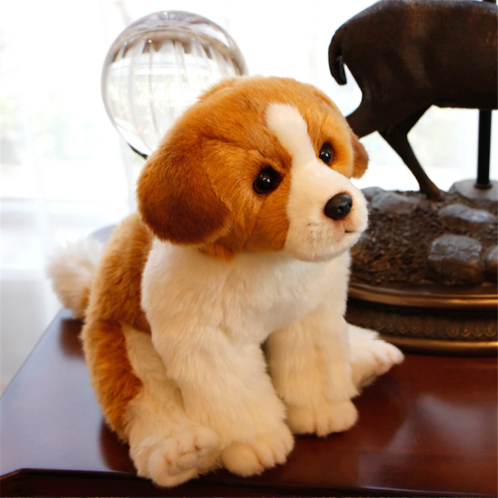 Fancytrader Realistic Simulation Schnauzer Tibetan Mastiff Shepherd Dogs Toys Decoration Doll for Kids 1