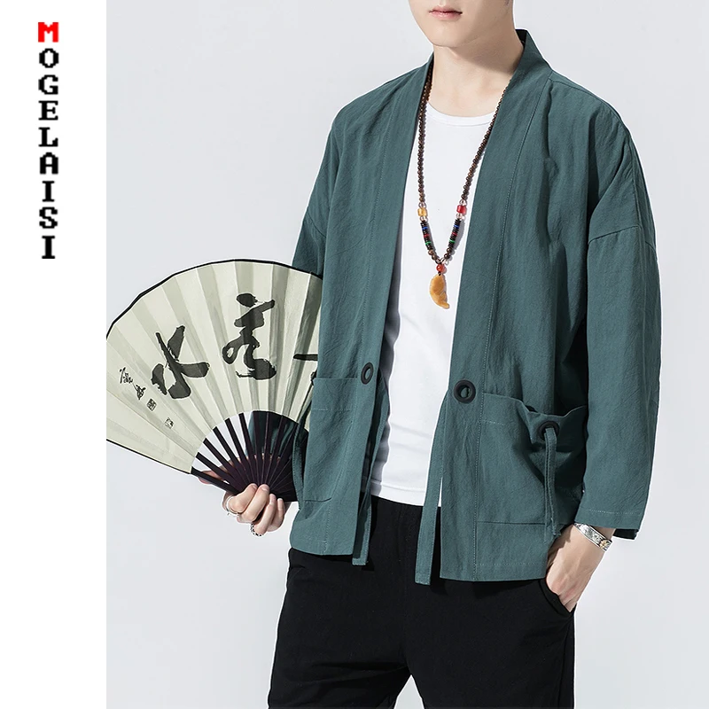 Новый китайский стиль льняные рубашки мужские Твердые с длинным рукавом карманная повязка рубашки для мужчин camiseta hombre дропшиппинг 4018-926