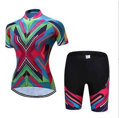 Color 7 Горячая Женская велосипедная Джерси ciclismo mtb pro велосипедная одежда женские рубашки велосипедная Джерси Одежда для горного велосипеда skinsuit - Цвет: Color 7