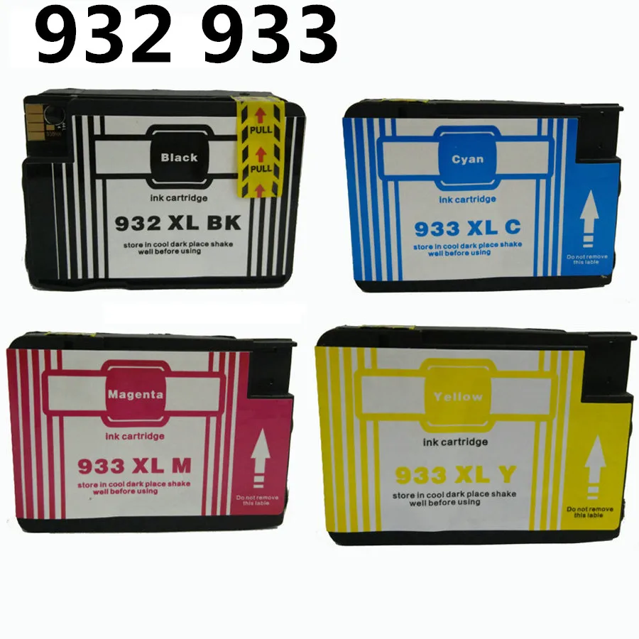 932XL 933XL 932 933 Full Ink Cartridge compatible for hp Office jet 6100 6600 6700 7110 7610