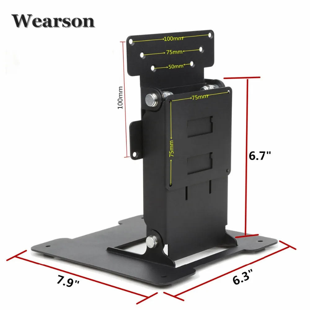 Wearson Touch Monitor&All In One PC Stand All Metal Holder Sturdy With VESA Hole 75x75mm&100x100mm (8)
