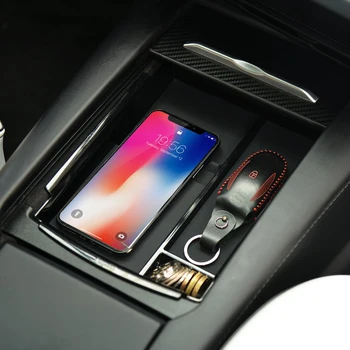 

Wireless Charger for Tesla Model In Car Charging Holder Stand Bracket For iphone X XR XS Max Chargeur de voiture Smartphone