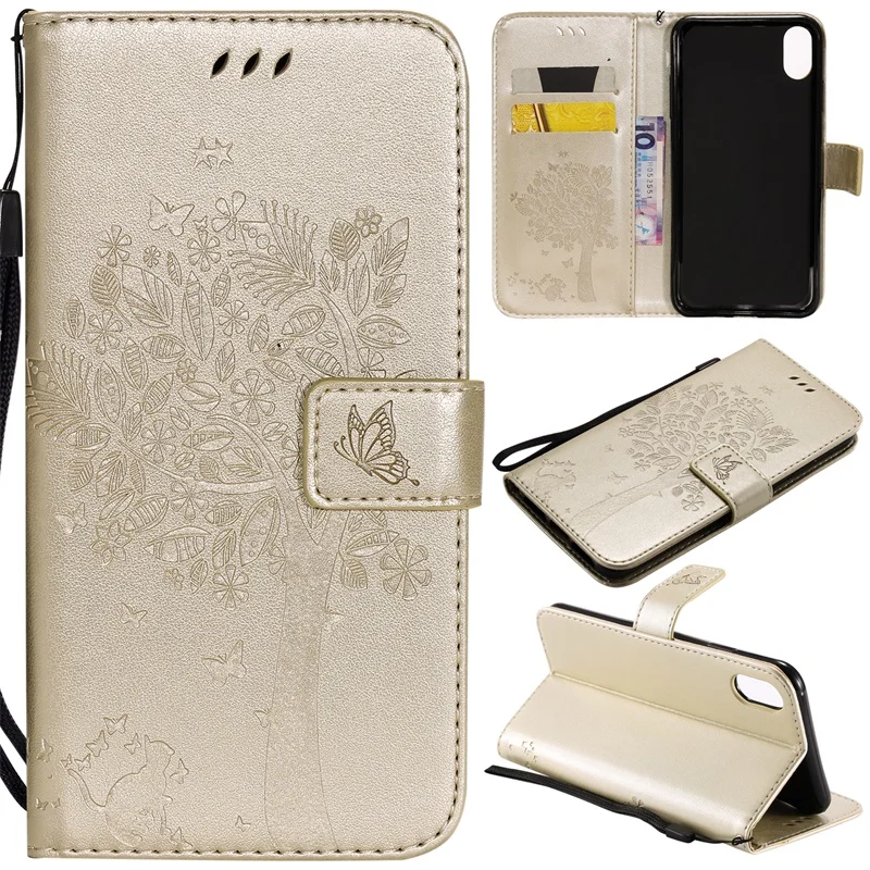 SsHhUu Ретро флип-чехол для IPhone 5C 4 4S 5 5S 6 6S X 7 8 Plus из искусственной кожи+ силиконовый чехол-кошелек для IPhone XR Xs Max чехол