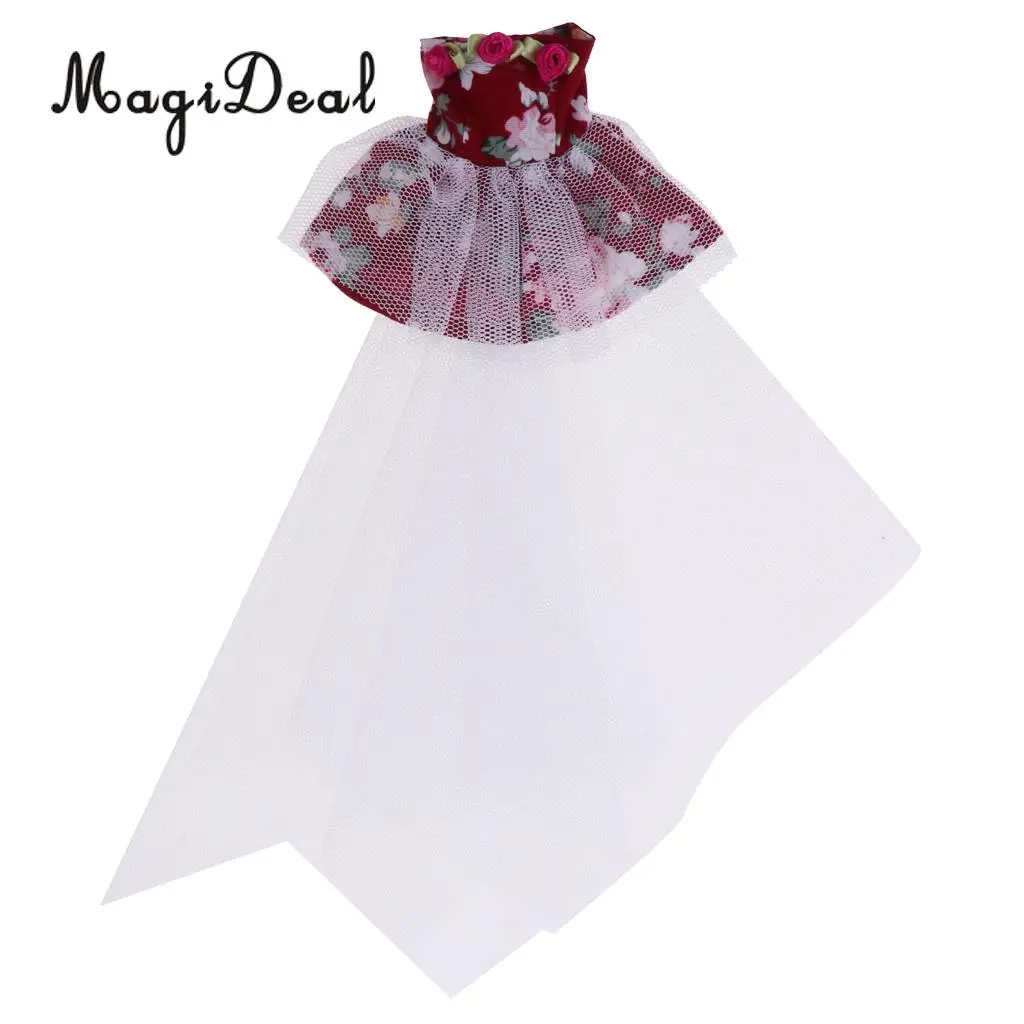   Trendy Doll Clothing Outfit  Night Shanghai Skirt Dress Gown Clothes  Party Dress Costume Dress for All Blythe Dolls