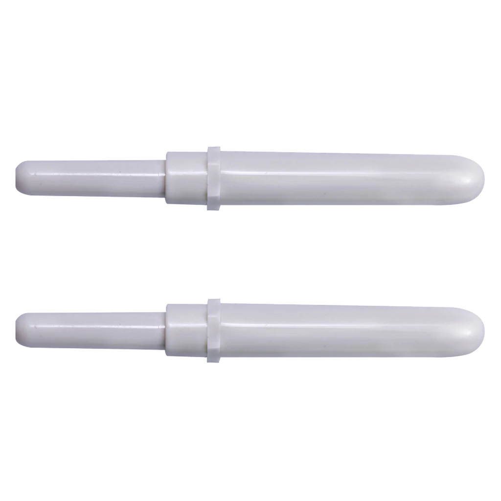 2 Pieces 8.2cm Steel White Seam Ripper Sewing Tool Stitch Thread Unpicker Hole Cutter with Plastic Cap