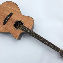 Высококачественный кленовый флейм электроакустическая гитара