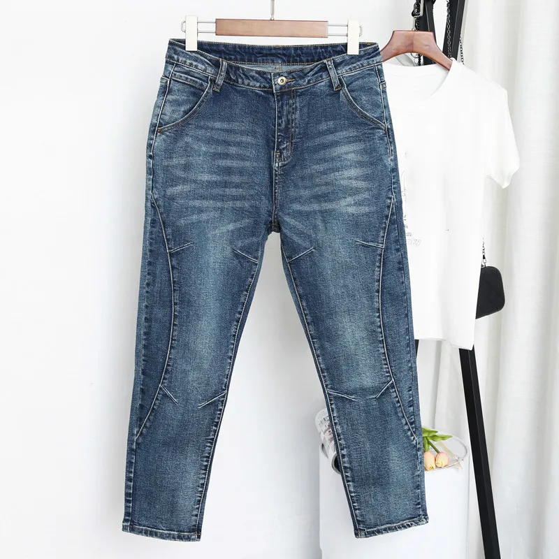 Spring Autumn High Waist Boyfriend Jeans For Women Trousers Denim Harem Pants Jeans Woman Plus Size Pantalones Mujer Vaqueros Spring Autumn High Waist Boyfriend Jeans For Women Trousers Denim Harem Pants Jeans Woman Plus Size Pantalones Mujer Vaqueros