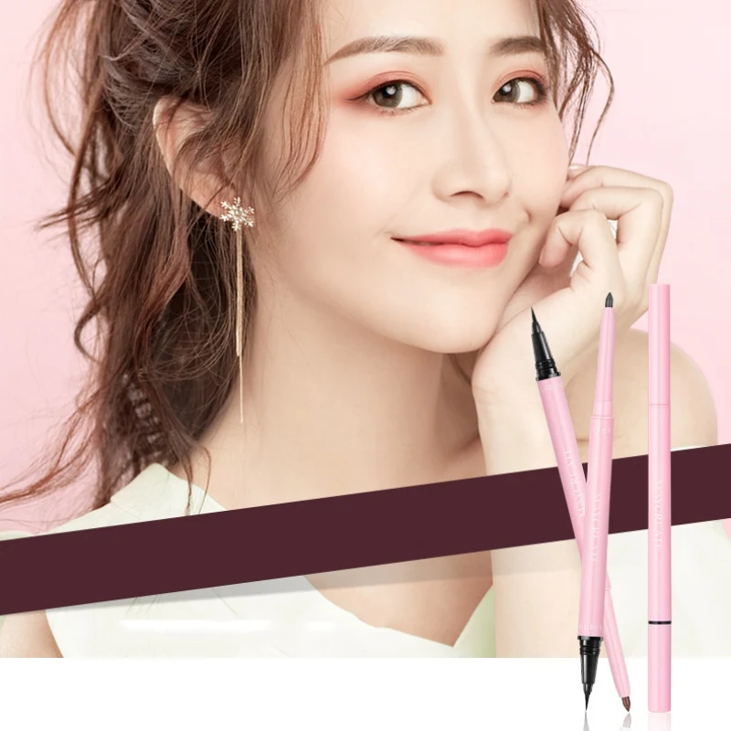 Double-end Liquid Eyeliner Gel Eyeliner Waterproof Smudge-proof Easy To Color Double-head Eyeliner Double-end Liquid Eyeliner Gel Eyeliner Waterproof Smudge-proof Easy To Color Double-head Eyeliner