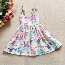 Girls Summer Dress 2017 New Brand Kids Cartoon Party Dress For Girls Children Cute Fashion Clothes Girls Summer Dress 2017 New Brand Kids Cartoon Party Dress For Girls Children Cute Fashion Clothes
