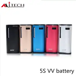 Оригинальный Mjtech 5S VV батарея для вейпа электронная сигарета Vape ручка 650 мАч Батарея встроенный воск/масло Mjtech 5S VV Box mod