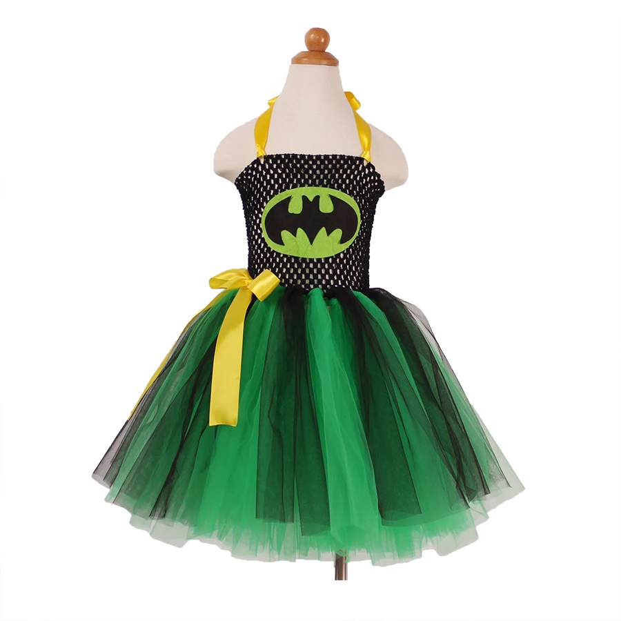 Super Hero Batman Tutu Dress for Girls Size 2T 12 Years Cosplay