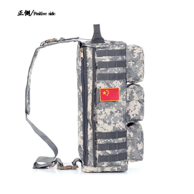 

Outdoor Travel Hunting Cylindrical Single Shoulder Pack Molle Travel Military Backpack Nylon Airborne Landing Bags