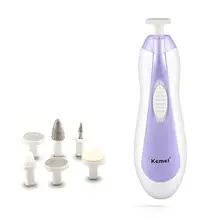 Kemei Km-3522 электронные инструменты для ногтей профессиональный маникюр палец Уход за ногтями Удобный(фиолетовый