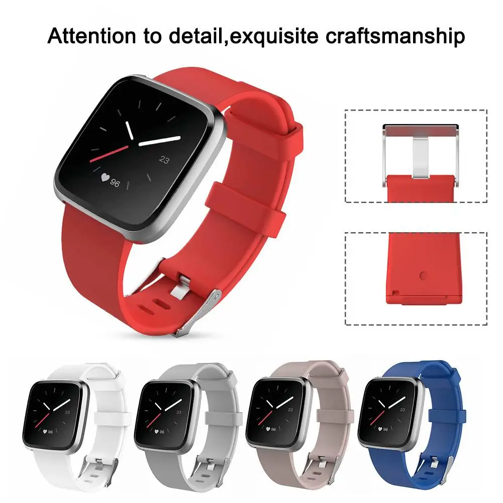 

Silicone Smart Watch Band Wrist Strap Replacement for Fitbit Versa Lite/Versa New