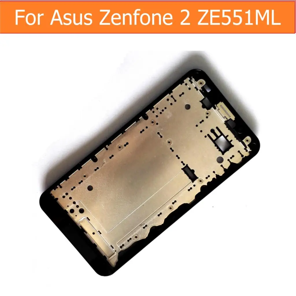 

Hot Retail 1pcs 100% Original Middle housing for Asus zenfone 2 5.5 ZE551ML ZE550ML middle frame without parts have stock online