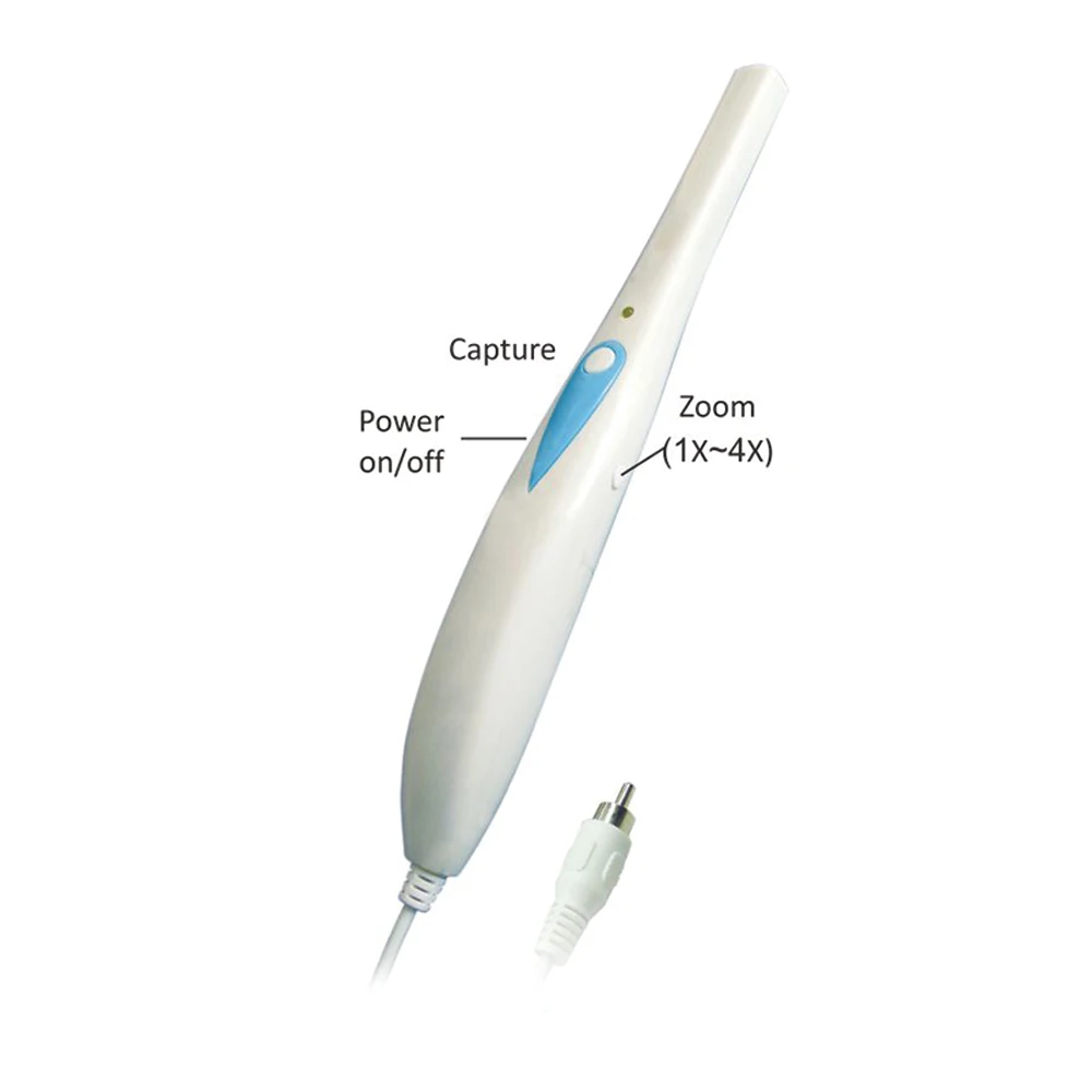 

Dental Care Dental Intraoral Camera Wired 1/4" CMOS USB+VGA Output 1 X to 4 X zoom function