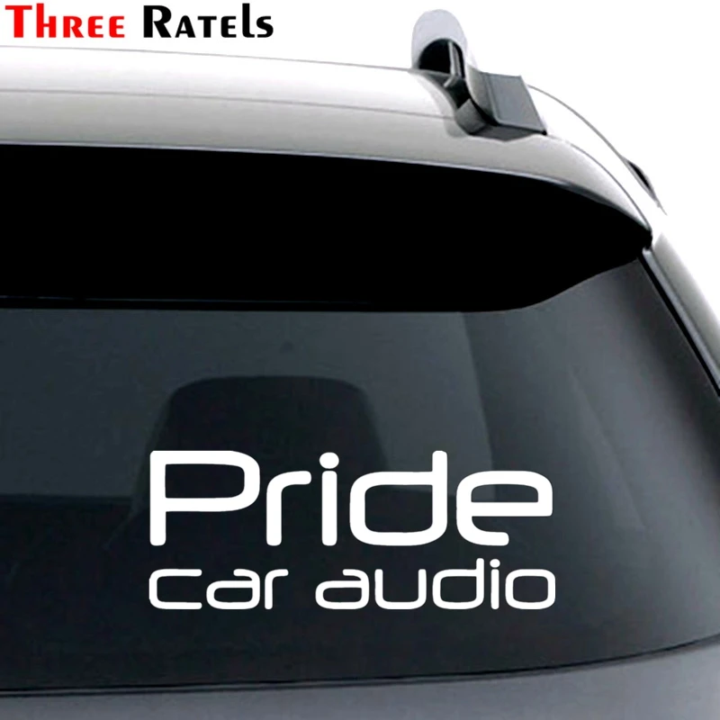 Three Ratels TZ-1049 9.6*24.5см 1-4шт прикольные виниловые наклейки на авто pride car audio наклейки на машину наклейка для авто