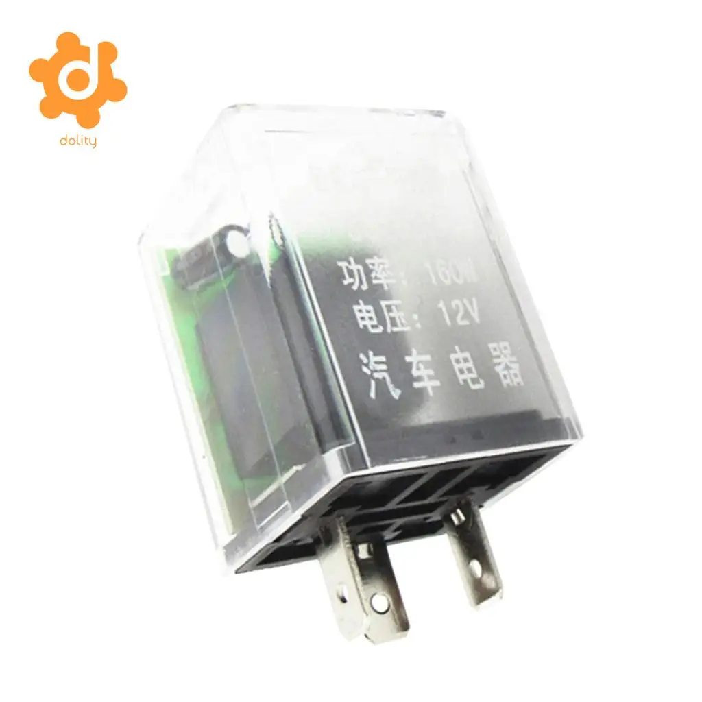 Baoblaze Car 12V 160W 3Pin Turn Signal Blink Light Indicator Electronic Flasher Relay