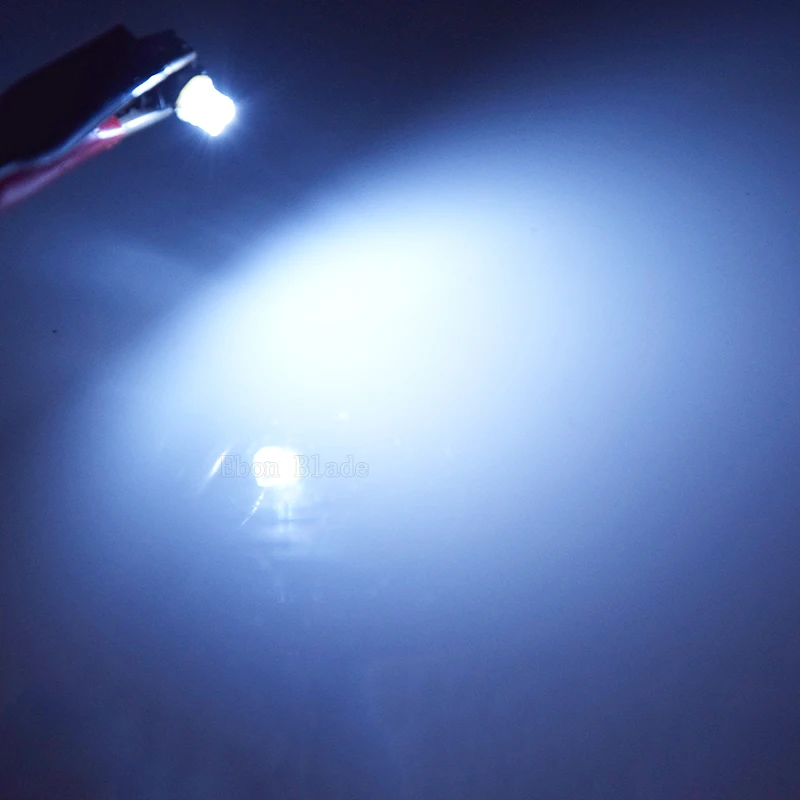 2 шт. T4.2 T4 5050 SMD светодиодный Нео Клин приборной панели инструмент кластерный светильник Автомобильная панель Датчик Speedo тире лампы белый 6000K