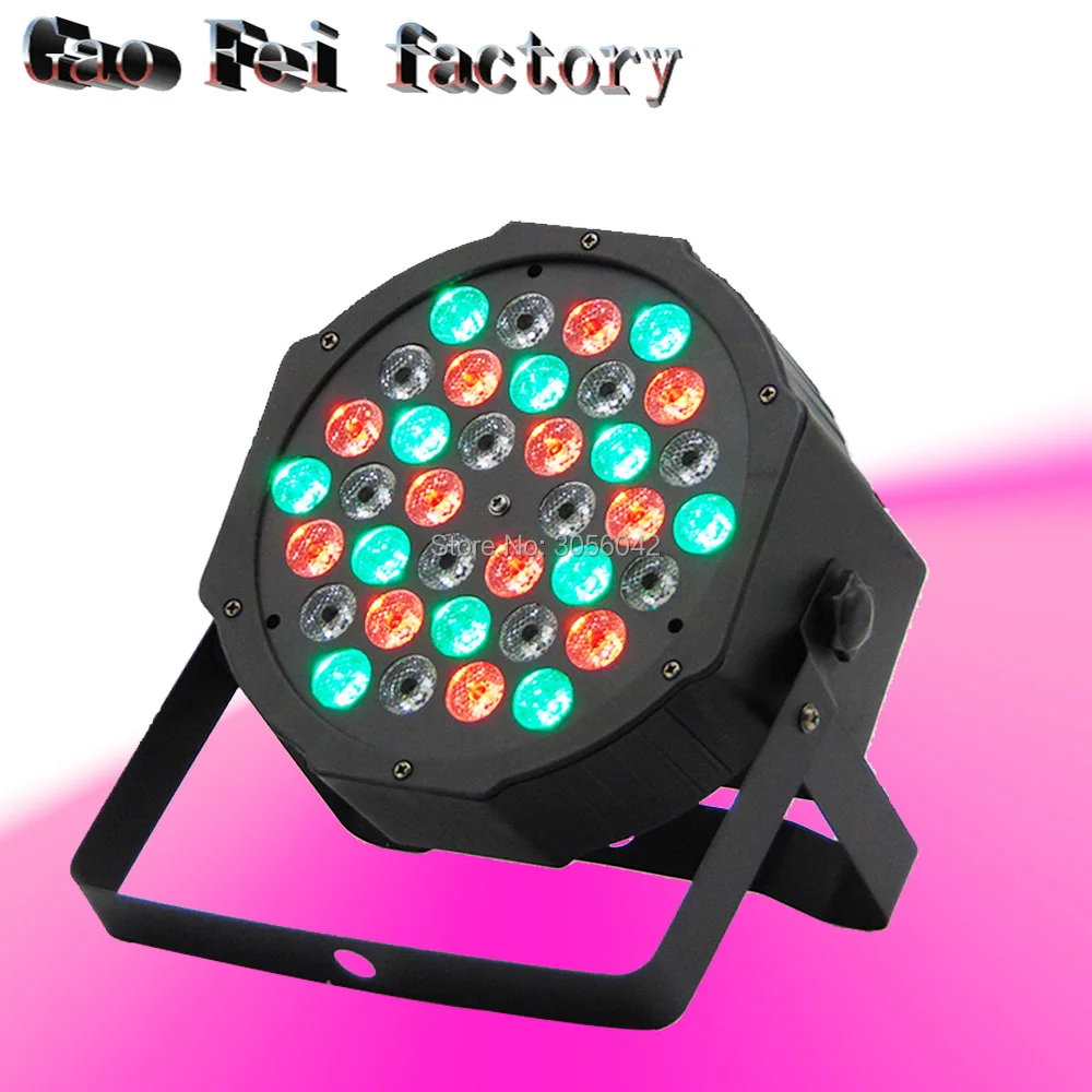 

36X3W RGB LED DJ Stage Lighting Par Light With DMX512 for disco DJ projector machine Party Decoration