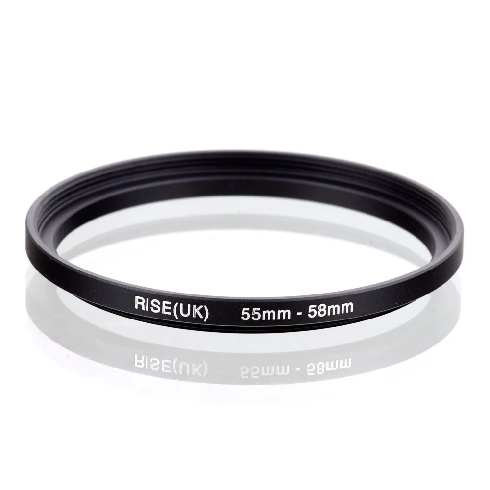 

RISE(UK) metal 55mm-58mm filter adapter ring fit for all same DIA size lens(55-58) free shipping