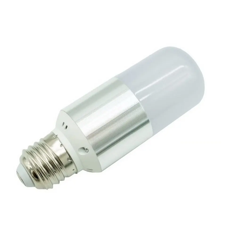 Светодиодный свет E27 E14 Мощность 5 вт широкий Давление Ac85-265v-silver оболочки в серебряном корпусе с Led лампы в форме свечи bulb освещение люстр