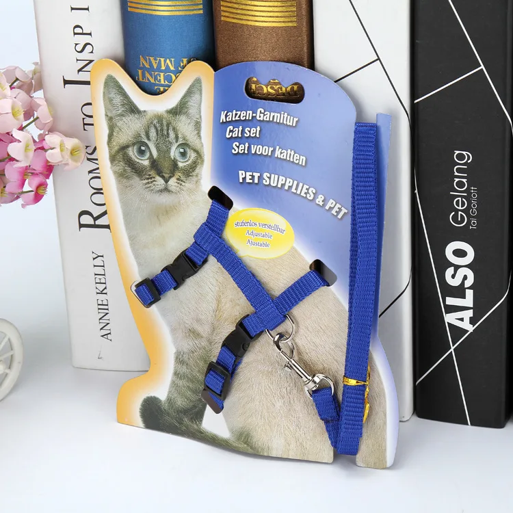 Cat Harnesses Cat Traction Kit Elegant Leash Set Cute Quality Fabrics
