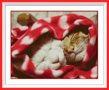 

Big Size Cats Cross Stitch The Cross Embroidery Kits Home Decor Embroidery Needlework Crafts Sewing Sets Embroidery Thread