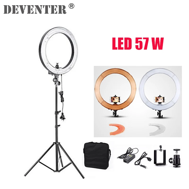 

Deventer LED 57W Ring Light Photography lighting 4800lm Fill-in light Continuous lighting video photograph Taking pictures CE
