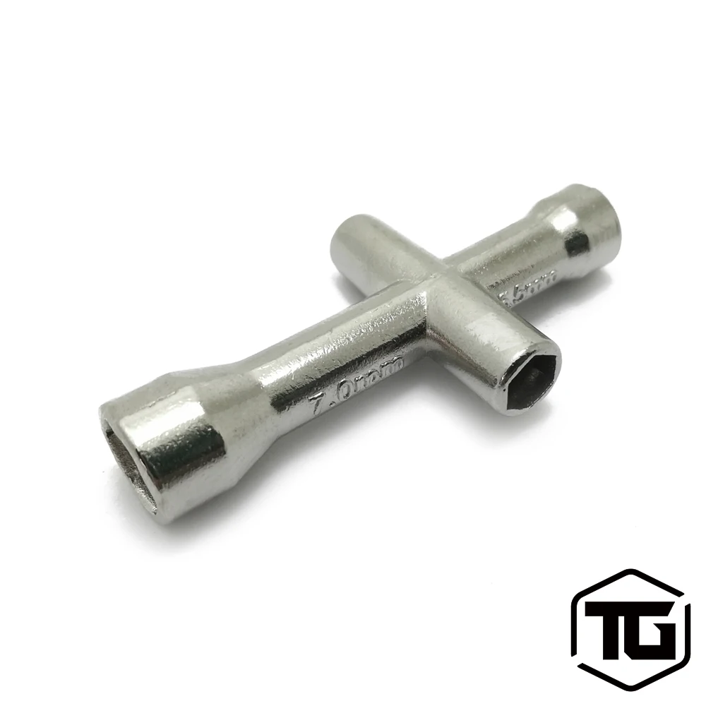 

TGRC Zinc Alloy M2 M2.5 M3 M4 Screw Nut Hexagonal Maintenance Accessories Wrench