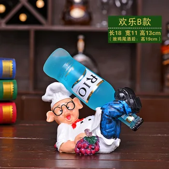 

Personalized fashion creativity Wine rack Home dolls personality fashion originality red cabinet accessories culpture statue