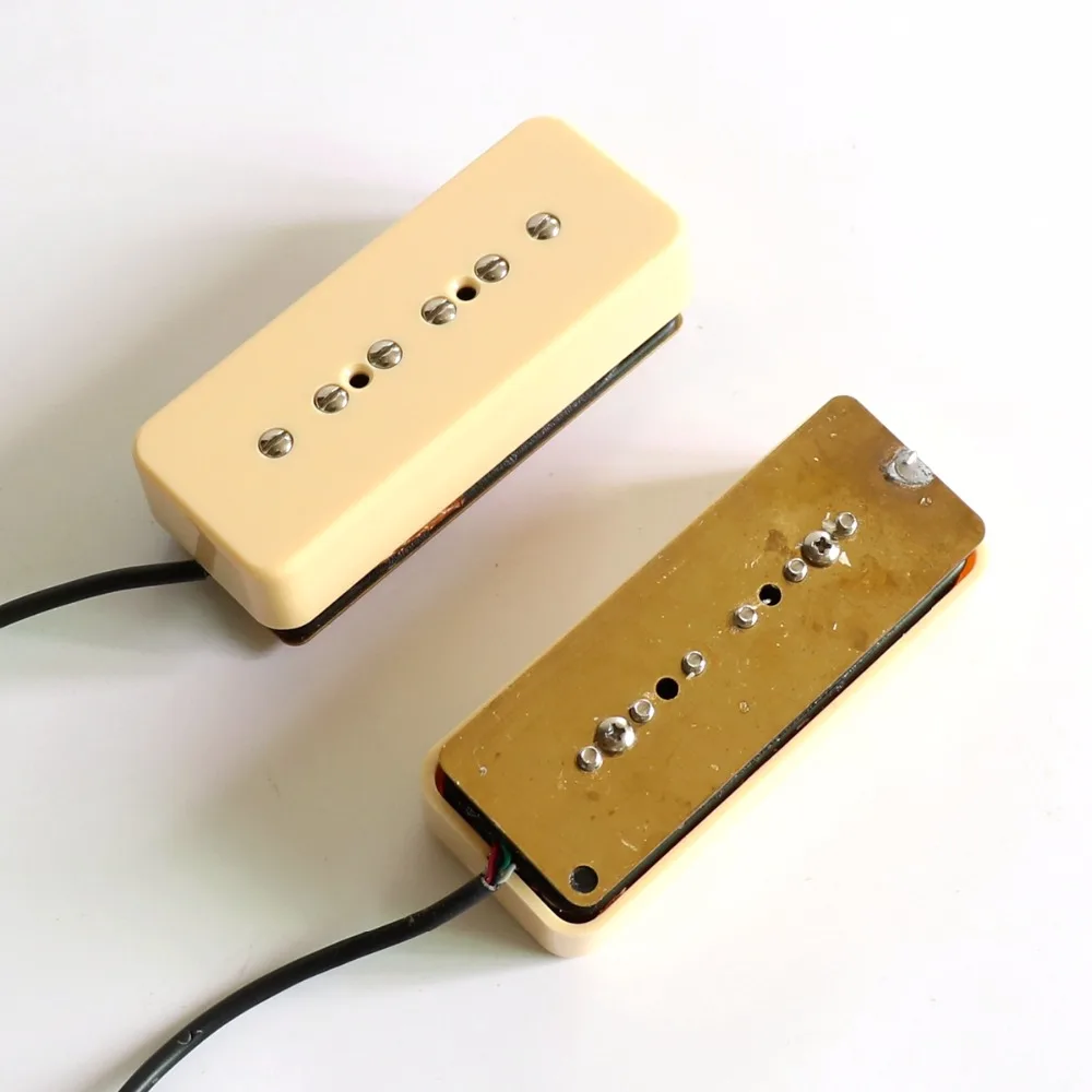 

1Set Neck/bridge ceramic magnet high output P90 soap bar double coil guitar pickup