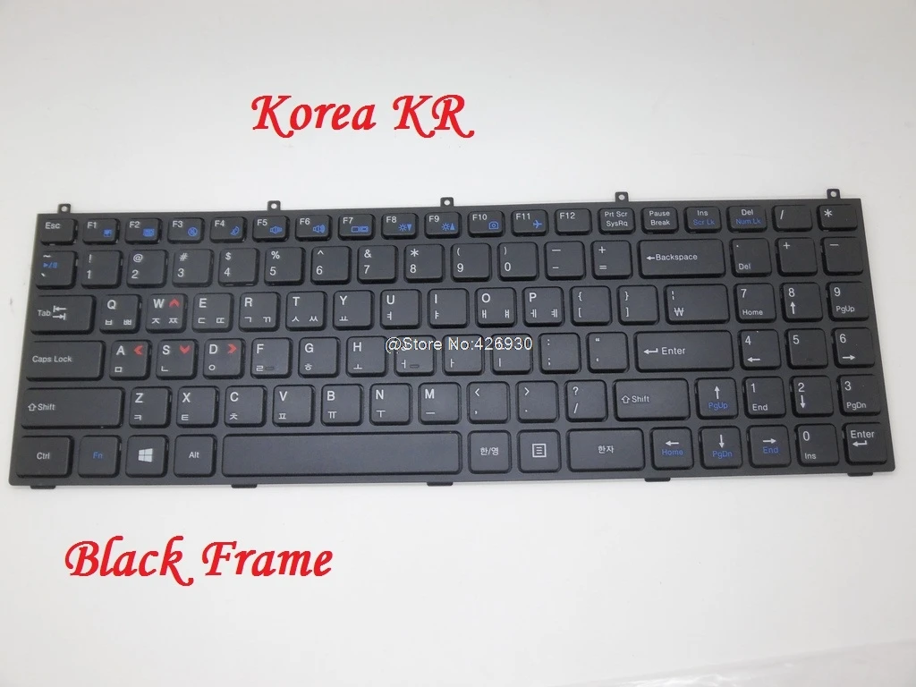 Клавиатура для ноутбука CLEVO M9800 MP-08J40J0-43001W MP-08J46K0-4304W MP-08J4600-430W MP-08J46D0-430 Японии/Корея KR/Португалия PO/Германия