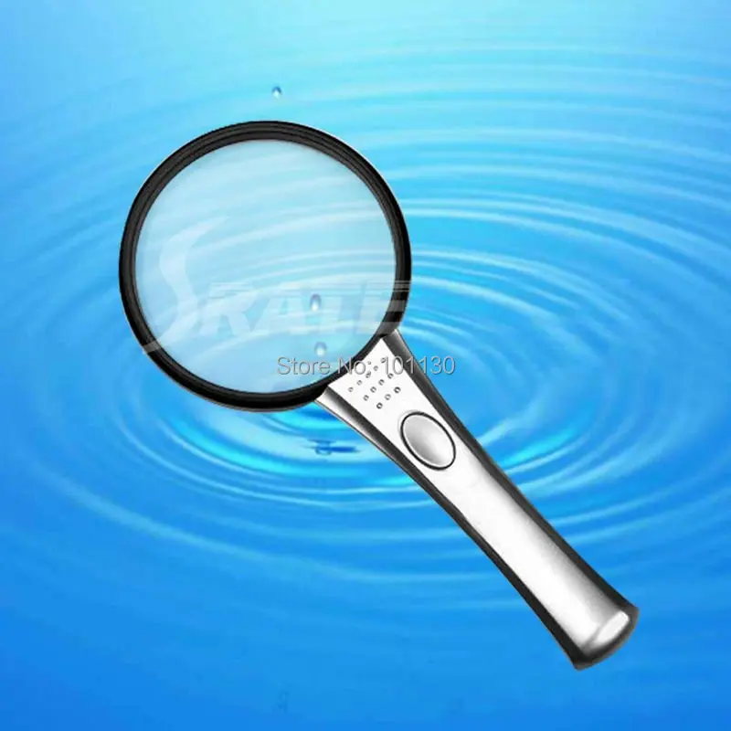 

2x90mm Straight Handle Illuminated Magnifier with Led Light MG2B-4A