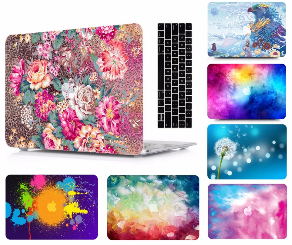 Laptop Pattern Protective Hard Shell Case Keyboard Cover Skin For 11 12 13 15 font b