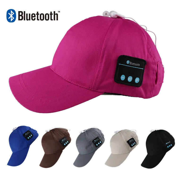200 шт/партия Беспроводная bluetooth-шляпа шапка музыкальный приемник для iphone BGolf шапка Мужская Женская весенне-летняя хлопковая Солнцезащитная шляпа - Цвет: Not box
