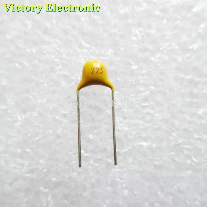 100pcs/lot Multilayer ceramic capacitor 223 50V 22nF 223M P=5.08mm-in ...