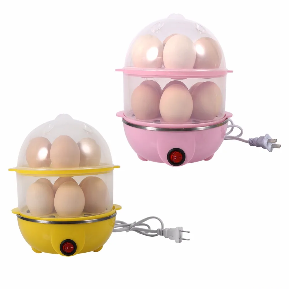 Мульти-функциональная двухсторонняя застежка-Слои Электрический яйца котла Плита отпариватель для использования на домашней кухне 220V