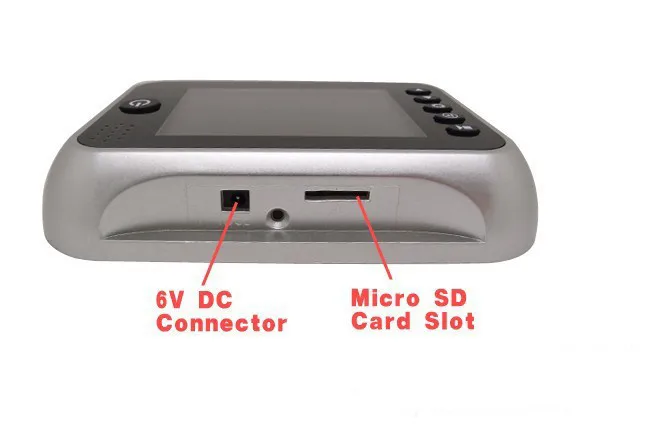 3," ЖК-дисплей T115 Цвет Экран дверные звонки просмотра цифровой дверной глазок зрителя Камера дверь глаз Запись видео 120 градусов ночного видения