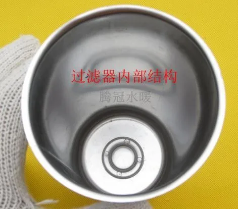 bronze peças de filtro de água com chave 3 4