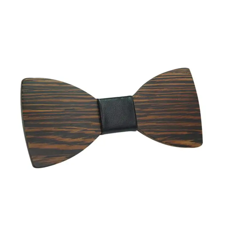 Деревянные Нежные мужские галстуки-бабочки для мальчиков, деревянные вечерние галстуки-бабочки - Цвет: A8