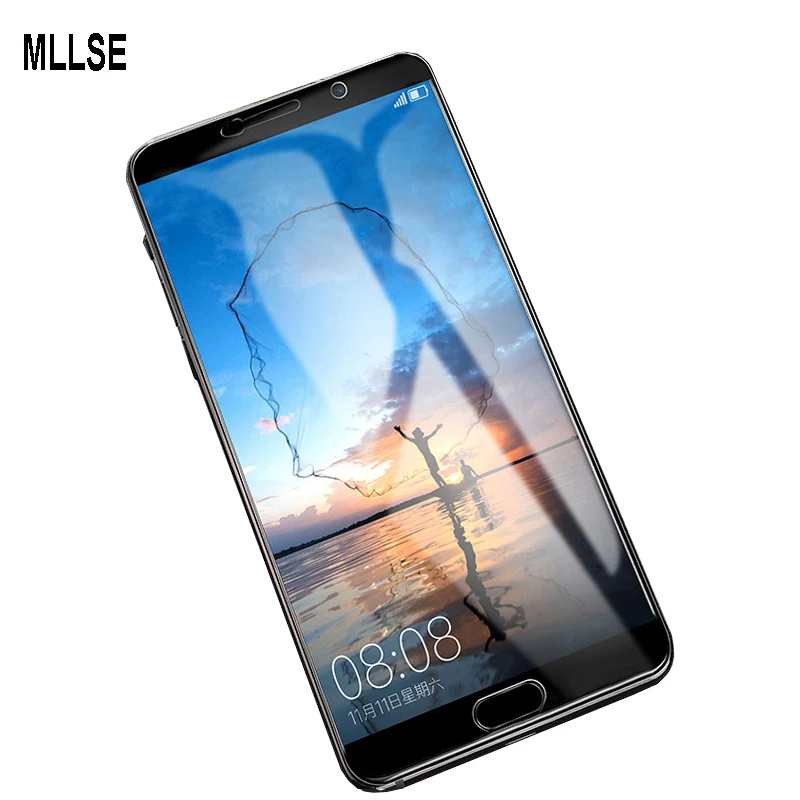 

MLLSE 5D Curved Tempered Glass For HUAWEI Mate 10 4D Full Glue Coverage Screen Protector For HUAWEI P8 Lite 2017 Phone Glass