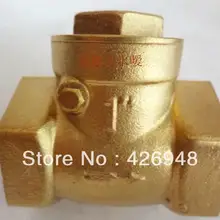 5 шт. 1 ''DN25 Порты и разъёмы размер Латунь горизонтальный обратный клапан, один путь клапан, измеритель водопровод вода обратный клапан